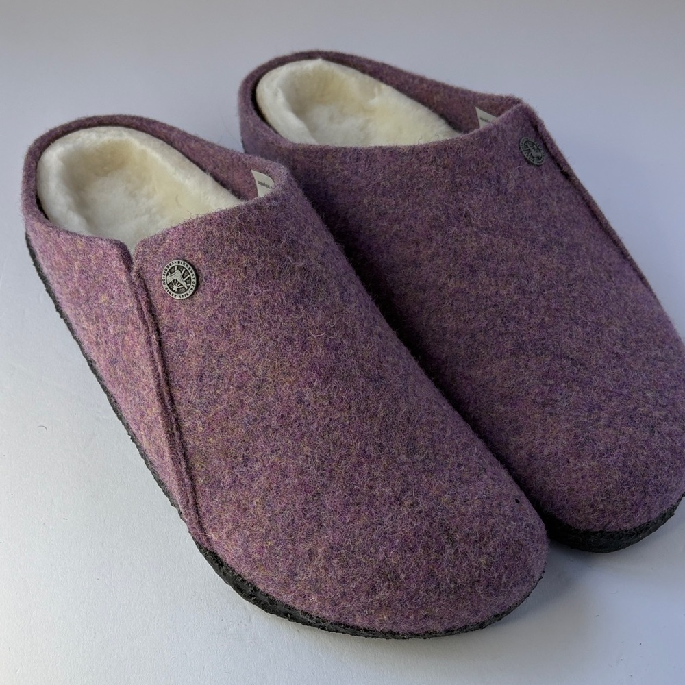 Birkenstock Purple Slip-On Loafers